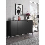 Wood'n Love Hestia Premium 160 cm 4 Kapak Metal Ayaklı Çok Amaçlı Dolap Konsol