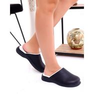 Wordex SB2007 Lacivert Renk Ortopedik Taban Unisex Sabo Terlik