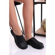 Wordex SB2007 Siyah Renk Ortopedik Taban Unisex Sabo Terlik
