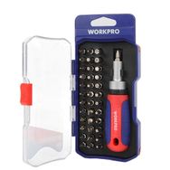 Workpro WP200517 38 Parça Profesyonel CR-V Cırcırlı Bits Tornavida Seti