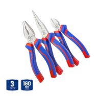 Workpro WP201008 160 mm Profesyonel 3'lü Pense Seti