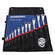 Workpro WP202510 6-32 mm 12 Parça CR-V Profesyonel İki Ağızlı Yıldız Anahtar Takımı ve Bez Taşıma Kılıfı