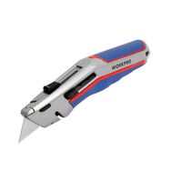 Workpro WP213015 Ağır Hizmet Alüminyum Gövde Otomatik Geri Çekilebilir Rötuş Maket Bıçağı ve 5 Adet Yedek Bıçak