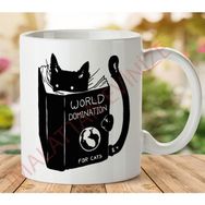 World Domınatıon for Cats Baskılı Kupa