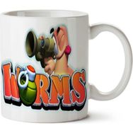 Worms Baskılı Kupa Bardak