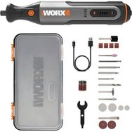 Worx WX106 8 Volt Kalem Tipi Devir Ayarlı Profesyonel Gravür Makinesi ve 21 Parça Aksesuar Seti