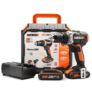 Worx WX175 20 V 2.0 Ah Li-İon Çift Akülü Kömürsüz Profesyonel Şarjlı Matkap