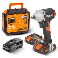 Worx WX272 20Volt/2.0Ah Li-ion Çift Akülü Şarjlı 300 nm Kömürsüz Profesyonel Somun Sıkma