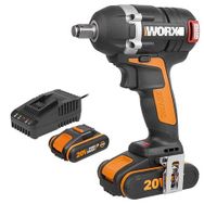 Worx WX279.9CB 20Volt 2.0ah Li-Ion Çift Akülü Şarjlı 300 nm Kömürsüz Profesyonel Somun Sıkma
