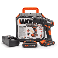 Worx WX371.1 20 V 2 Ah Li-İon Çift Akülü Profesyonel Şarjlı Darbeli Matkap