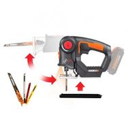 Worx WX550.9 20 V Akü Dahil Değildir Profesyonel Dekupaj ve Tilki Kuyruğu Testere