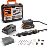 Worx WX739 20 V 2.0 AH 34 Parça Aksesuar + Makerx Kömürsüz Profosyonel Kalem Tipi Devir Ayarlı Gravür Seti