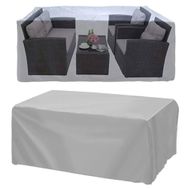 Wovex Gri Premium 260x160x80 cm Kalın Bahçe Mobilya Örtüsü