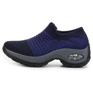 WOWEI Slip On Mavi Siyah Unisex Spor Ayakkabı