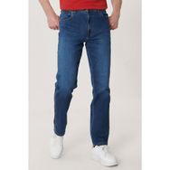 Wrangler Texas Contrast Straight erkek kot pantolon Mavi 33W / 32L