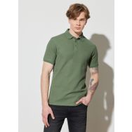 Wrangler W231325801 Polo Yaka Haki Erkek T-Shirt