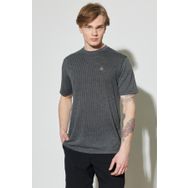 Wrangler W231708001 Bisiklet Yaka Siyah Erkek T-Shirt