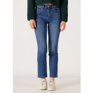 Wrangler W26L4737A Yeşil Normal Bel Dar Paça Denim Kadın Pantolon
