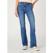 Wrangler W28B4736Y Mavi Normal Bel Bol Paça Normal Denim Kadın Pantolon
