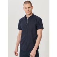 Wrangler W5J7LO114 Lacivert Erkek Keten Karışımlı Gömlek