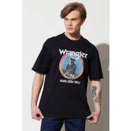 Wrangler W7CBEE100 Bisiklet Yaka Siyah Erkek T-Shirt