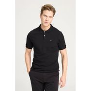 Wrangler W7D5K4XX2T001 Polo Yaka Siyah Erkek T-shirt