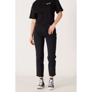 Wrangler Wild West Regular Fit Yüksek Bel Siyah Kadın Kot Pantolon
