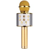 WS-858 Gold Bluetooth Karaoke Mikrofon