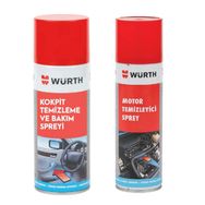 Würth Motor Temizleyici+Araç Kokpit Temizleme ve Bakım Spreyi
