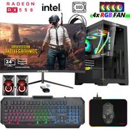 Xaser XSR1018 i5-7400 32GB RAM 512GB SSD 4GB RX 550 FreeDOS 24 inç Monitör Oyun Bilgisayarı