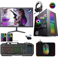 Xaser XSR234 Intel Core i7 2600 8GB RAM DDR3 256GB SSD RX550 FreeDOS 21.5 inç Monitör Oyun Bilgisayarı