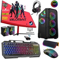 Xaser XSR274 i5-10400F 16GB RAM 512GB SSD RX 550 FreeDOS 24 inç Monitör Oyun Bilgisayarı