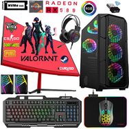 Xaser XSR447 Ryzen 5 5600 16GB RAM 256GB SSD 8GB RX 580 FreeDOS 23.8 inç Monitör Oyun Bilgisayarı