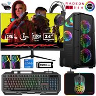 Xaser XSR523 i5-12400F 16GB RAM 1TB SSD 8GB RX 580 FreeDOS 24 inç Monitör Oyun Bilgisayarı
