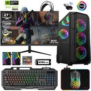 Xaser XSR646 Ryzen 7 5700X 16GB RAM 1TB SSD 12GB RTX 4070 Super FreeDOS 27 inç Monitör Oyun Bilgisayarı
