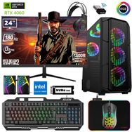 Xaser XSR674 i5-13400F 16GB RAM 512GB SSD 8GB RTX 4060 FreeDOS 24 inç Monitör Oyun Bilgisayarı