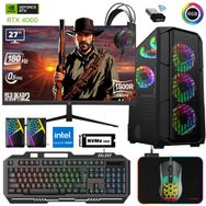 Xaser XSR675 i5-13400F 16GB RAM 512GB SSD 8GB RTX 4060 FreeDOS 27 inç Monitör Oyun Bilgisayarı