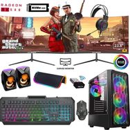 Xaser XSR795 i7-4770 16GB RAM 512GB SSD 8GB RX 580 FreeDOS 24 inç Dual Monitör Oyun Bilgisayarı