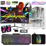 Xaser XSR809 Ryzen 5 5600 16GB RAM 512GB SSD 6GB RTX 3050 FreeDOS 24 inç Monitör Oyun Bilgisayarı