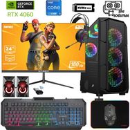 Xaser XSR986 i5-12400F 16GB RAM 512GB SSD 8GB RTX 4060 FreeDOS 23.8 inç Monitör Oyun Bilgisayarı