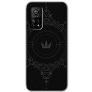 Xiaomi Mi 10 T Hd Desen Baskılı Siyah Mandala 1 Arka Kapak Kılıf