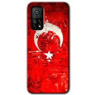 Xiaomi Mi 10 T Pro Hd Desen Baskılı Albayrak 2 Arka Kapak Kılıf
