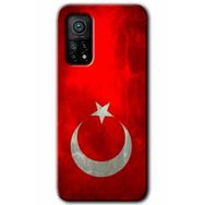 Xiaomi Mi 10 T Pro Hd Desen Baskılı Albayrak Arka Kapak Kılıf