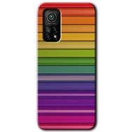 Xiaomi Mi 10 T Pro Hd Desen Baskılı Colorful Lines Arka Kapak Kılıf