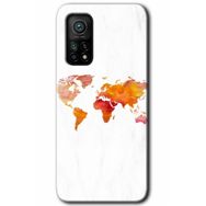 Xiaomi Mi 10 T Pro Hd Desen Baskılı Dünya Haritası Arka Kapak Kılıf