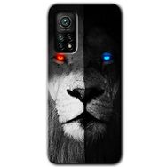 Xiaomi Mi 10 T Pro Hd Desen Baskılı Fire and Ice Lion Arka Kapak Kılıf
