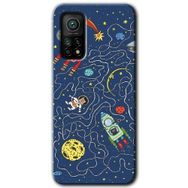 Xiaomi Mi 10 T Pro Hd Desen Baskılı Kedi Galaksi Arka Kapak Kılıf