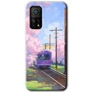 Xiaomi Mi 10 T Pro Hd Desen Baskılı Rails Paint Arka Kapak Kılıf