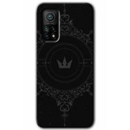 Xiaomi Mi 10 T Pro Hd Desen Baskılı Siyah Mandala 1 Arka Kapak Kılıf