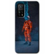 Xiaomi Mi 10 T Pro Hd Desen Baskılı Smoke Astronot Arka Kapak Kılıf